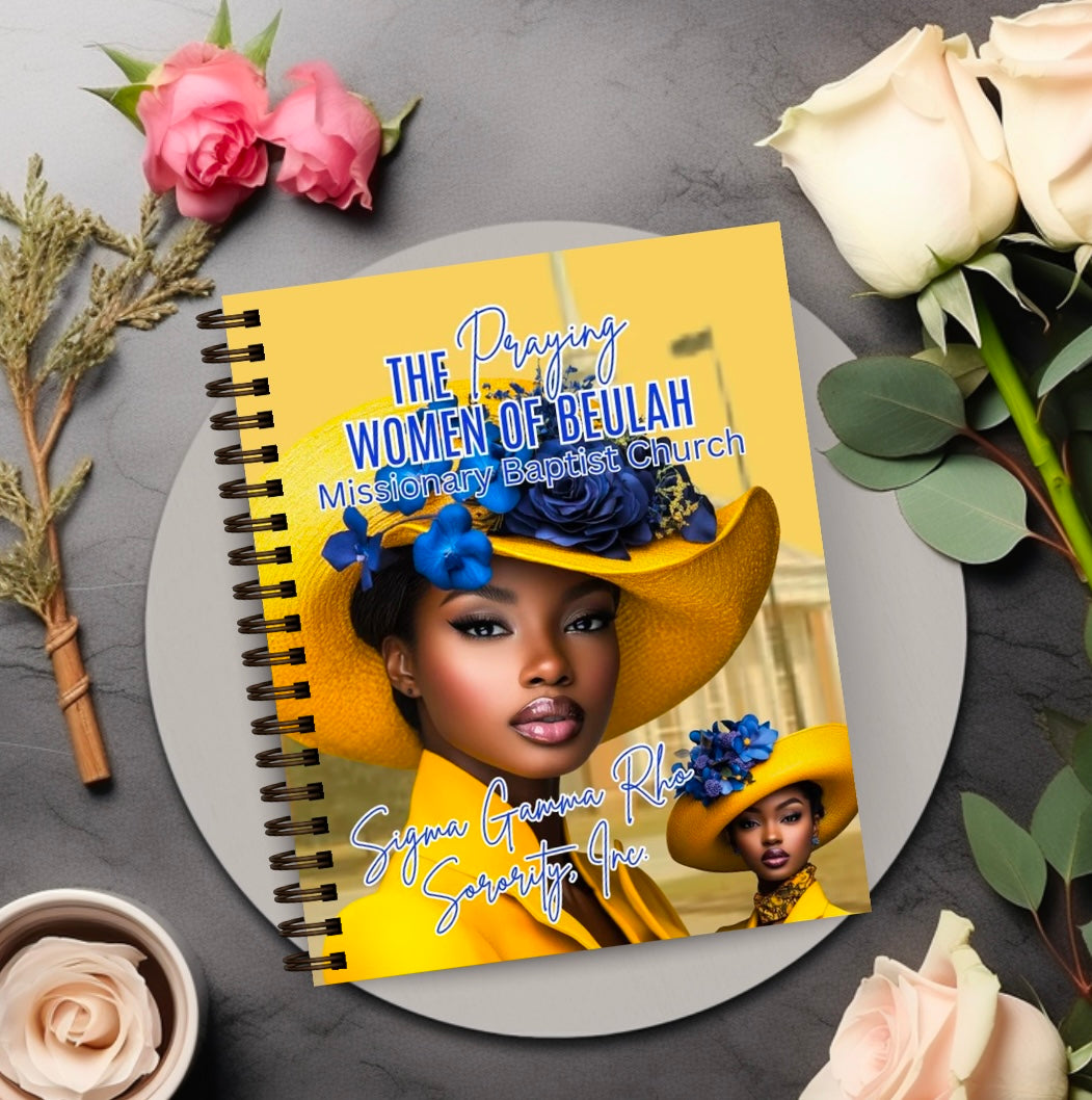Sigma Gamma Rho Sorority, Inc. Praying Women of Beulah Notebook