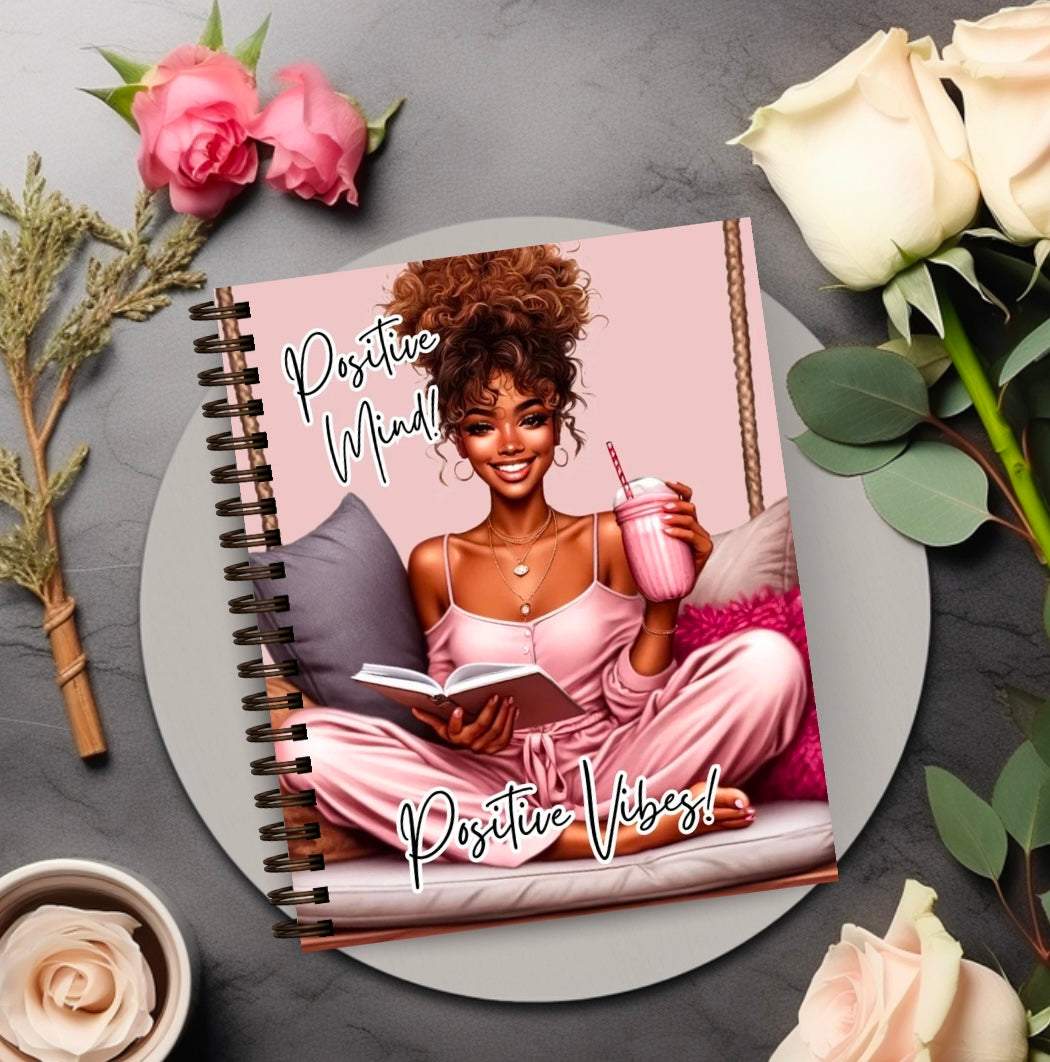 Positive Minds, Positive Vibes Inspirational Notebook